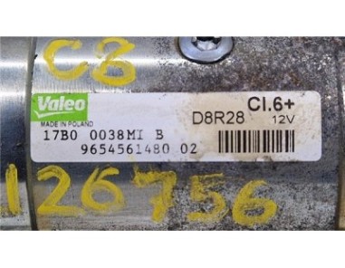 Motor Arranque Citroen C8  2 2 HDi 173 FAP Exclusive [2 2 Ltr  - 125 kW HDi FAP]