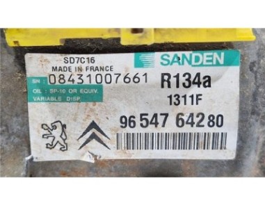 Compresor Aire Acondicionado Citroen C5 Berlina  2 0 Audace [2 0 Ltr  - 100 kW HDi FAP CAT ]