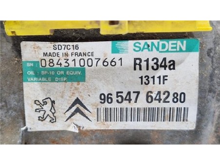 Compresor Aire Acondicionado Citroen C5 Berlina  2 0 Audace [2 0 Ltr  - 100 kW HDi FAP CAT ]