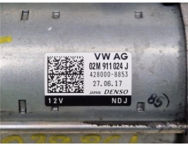 Motor Arranque Volkswagen Polo VI  1 0 Advance [1 0 Ltr  - 70 kW TSI]