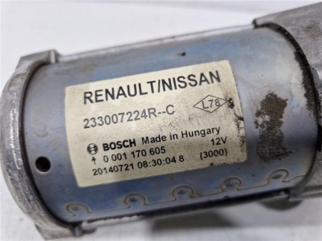 Motor Arranque Nissan Qashqai  1 5 360° [1 5 Ltr  - 81 kW Turbodiesel CAT]