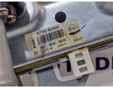 Elevalunas Electrico Trasero Derecho Nissan Qashqai  1 5 Tekna Premium [1 5 Ltr  - 81 kW Turbodiesel CAT]