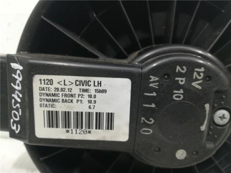 Motor Calefaccion Honda Civic 5 puertas  2 2 i-DTEC Sport [2 2 Ltr  - 110 kW DTEC CAT]