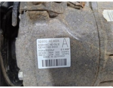 Compresor Aire Acondicionado Nissan Qashqai  1 5 360° [1 5 Ltr  - 81 kW Turbodiesel CAT]