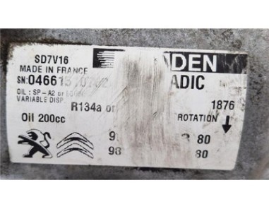 Compresor Aire Acondicionado Citroen Jumper Furgon  2 0 30 L1H1 BlueHDi 130 [2 0 Ltr  - 96 kW Blue-HDI FAP CAT]