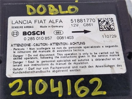 Centralita Airbag Fiat II Doblò  1 3 D Multijet