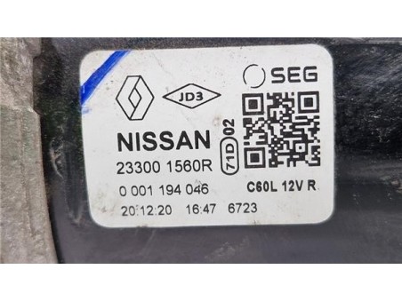 Motor Arranque Renault Arkana  1 3 Intens [1 3 Ltr  - 103 kW TCE]