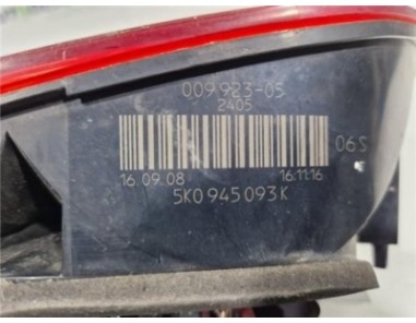 Piloto Porton Trasero Izquierdo Volkswagen Golf VI  2 0 Advance [2 0 Ltr  - 103 kW TDI]