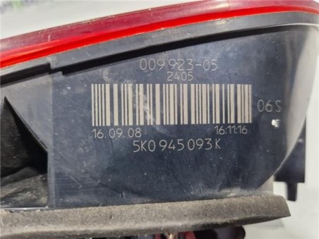 Piloto Porton Trasero Izquierdo Volkswagen Golf VI  2 0 Advance [2 0 Ltr  - 103 kW TDI]