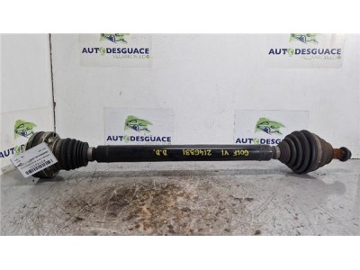 Transmision Delantera Derecha Volkswagen Golf VI  1 6 Advance [1 6 Ltr  - 77 kW TDI DPF]