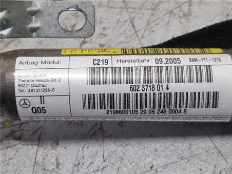 Airbag cortina delantero izquierdo Mercedes-Benz CLS  3 0 CLS 320 / 350 CDI  [3 0 Ltr  - 165 kW CDI CAT]