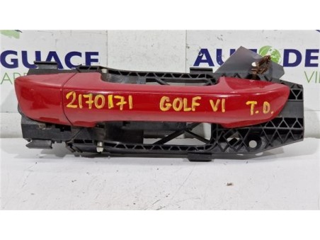 Maneta Exterior Trasera Derecha Volkswagen Golf VI  2 0 Advance [2 0 Ltr  - 81 kW TDI]