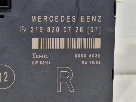 CENTRALITA CIERRE PUERTA DELANTERA DERECHA Mercedes-Benz CLS  3 0 CLS 320 / 350 CDI  [3 0 Ltr  - 165 kW CDI CAT]