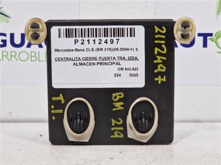 CENTRALITA CIERRE PUERTA TRASERA IZQUIERDA Mercedes-Benz CLS  3 0 CLS 320 / 350 CDI  [3 0 Ltr  - 165 kW CDI CAT]