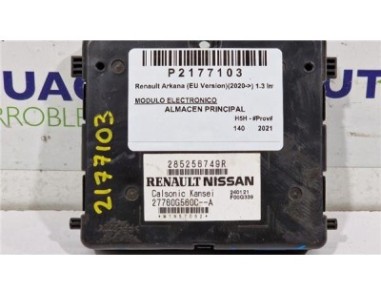 Modulo Electronico Renault Arkana  1 3 Intens [1 3 Ltr  - 103 kW TCE]