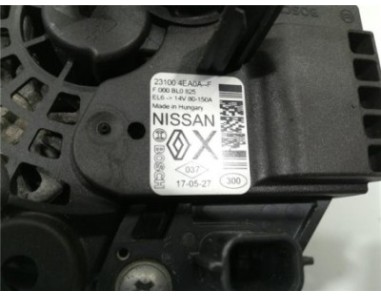 Alternador Renault Kadjar  1 5 Business Edition [1 5 Ltr  - 81 kW dCi Diesel FAP Energy]