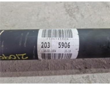 Eje Transmision Trasera Mercedes-Benz Clase C  Sportcoupe  2 2 C 200 CDI  [2 2 Ltr  - 90 kW CDI CAT]