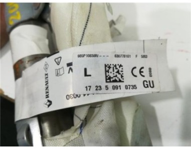 Airbag cortina delantero izquierdo Renault Kadjar  1 5 Business Edition [1 5 Ltr  - 81 kW dCi Diesel FAP Energy]