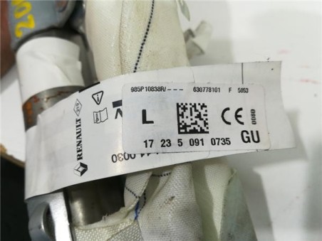 Airbag cortina delantero izquierdo Renault Kadjar  1 5 Business Edition [1 5 Ltr  - 81 kW dCi Diesel FAP Energy]