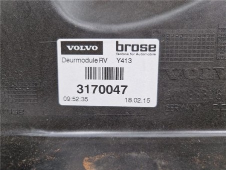 Elevalunas Electrico Delantero Derecho Volvo XC60  2 0 Kinetic 2WD [2 0 Ltr  - 100 kW Diesel CAT ]
