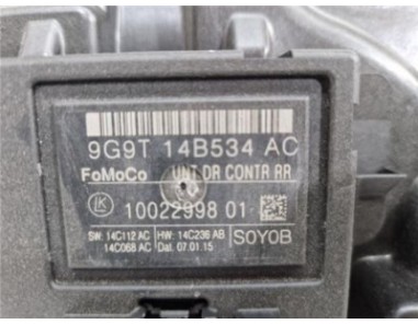 Elevalunas Electrico Trasero Derecho Volvo XC60  2 0 Kinetic 2WD [2 0 Ltr  - 100 kW Diesel CAT ]