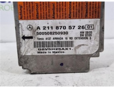 Centralita Airbag Mercedes-Benz CLS  3 0 CLS 320 / 350 CDI  [3 0 Ltr  - 165 kW CDI CAT]