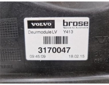 Elevalunas Electrico Delantero Izquierdo Volvo XC60  2 0 Kinetic 2WD [2 0 Ltr  - 100 kW Diesel CAT ]