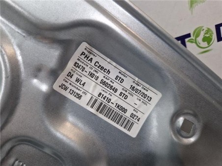 Elevalunas Electrico Trasero Derecho Hyundai ix20  1 6 Comfort [1 6 Ltr  - 85 kW CRDi CAT ]