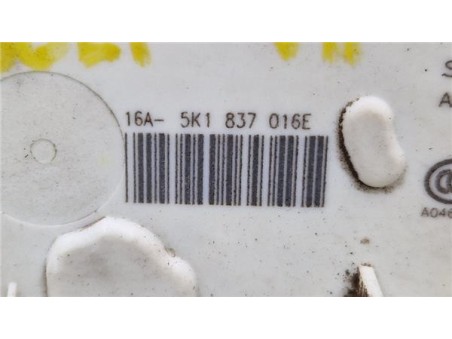 Cerradura Puerta Delantera Derecha Volkswagen Golf VII  1 6 Business BlueMotion Tech  [1 6 Ltr  - 77 kW TDI DPF]