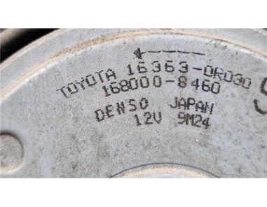 Electroventilador Toyota Avensis  2 0 Active [2 0 Ltr  - 93 kW D-4D CAT]