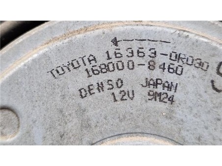 Electroventilador Toyota Avensis  2 0 Active [2 0 Ltr  - 93 kW D-4D CAT]