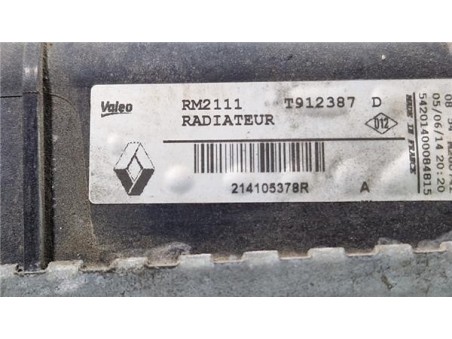 RADIADOR AGUA Renault MEGANE III Fastback  1 5 dCi