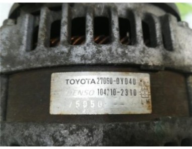 Alternador Toyota Auris  1 3 Active [1 3 Ltr  - 74 kW 16V CAT]