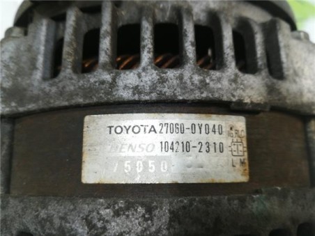 Alternador Toyota Auris  1 3 Active [1 3 Ltr  - 74 kW 16V CAT]