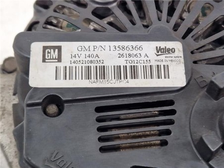 Alternador Opel Astra J Berlina 5p  1 6 Excellence [1 6 Ltr  - 81 kW CDTI DPF]