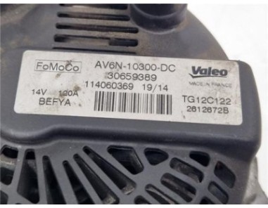 Alternador Ford FOCUS LIM  1 6 TDCi 