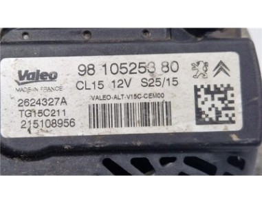 Alternador Citroen C4 Cactus  1 6 Business Class [1 6 Ltr  - 73 kW Blue-HDI FAP]