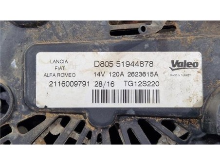 Alternador Fiat Qubo  1 3 Dynamic [1 3 Ltr  - 59 kW 16V M-Jet CAT]