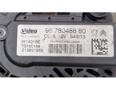 Alternador Peugeot Partner Tepee  1 6 Access [1 6 Ltr  - 55 kW Blue-HDI FAP]