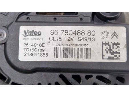 Alternador Peugeot Partner Tepee  1 6 Access [1 6 Ltr  - 55 kW Blue-HDI FAP]