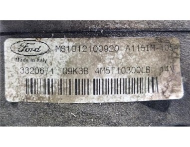 Alternador Ford FOCUS II  1 8 TDCi