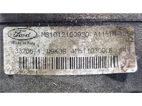 Alternador Ford FOCUS II  1 8 TDCi