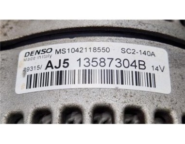 Alternador Opel Astra K Berlina 5p  1 6 Business [1 6 Ltr  - 81 kW CDTI DPF]