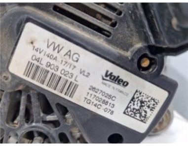 Alternador Volkswagen Golf VII  2 0 Advance BlueMotion Tech  [2 0 Ltr  - 110 kW TDI]