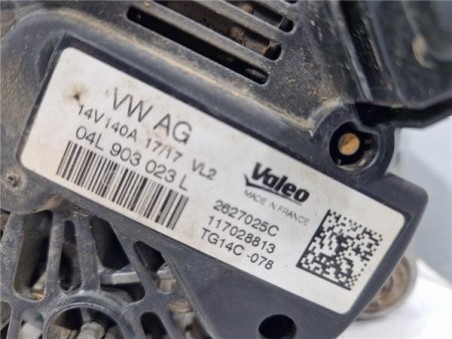 Alternador Volkswagen Golf VII  2 0 Advance BlueMotion Tech  [2 0 Ltr  - 110 kW TDI]