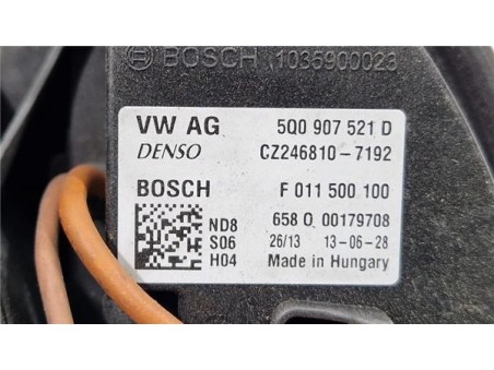 Motor Calefaccion Volkswagen Golf VII  1 6 Business BlueMotion Tech  [1 6 Ltr  - 77 kW TDI DPF]