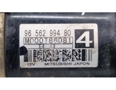 Motor Arranque Peugeot 307  2 0 HDi 90