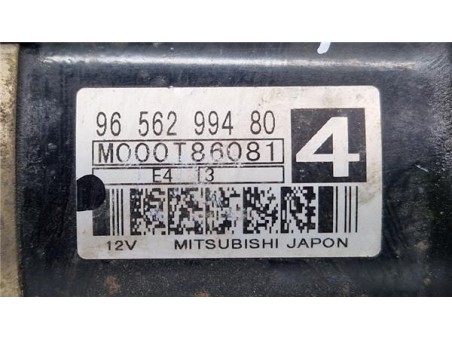 Motor Arranque Peugeot 307  2 0 HDi 90