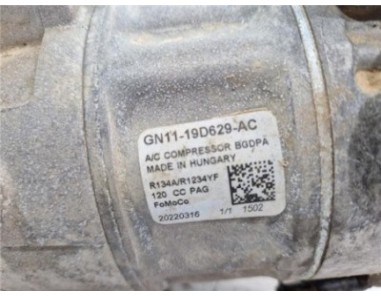 Compresor Aire Acondicionado Ford Kuga  1 5 Trend [1 5 Ltr  - 110 kW EcoBoost CAT ]