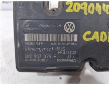 Nucleo Abs Volkswagen Caddy  1 9 Furg  [1 9 Ltr  - 55 kW TDI ]